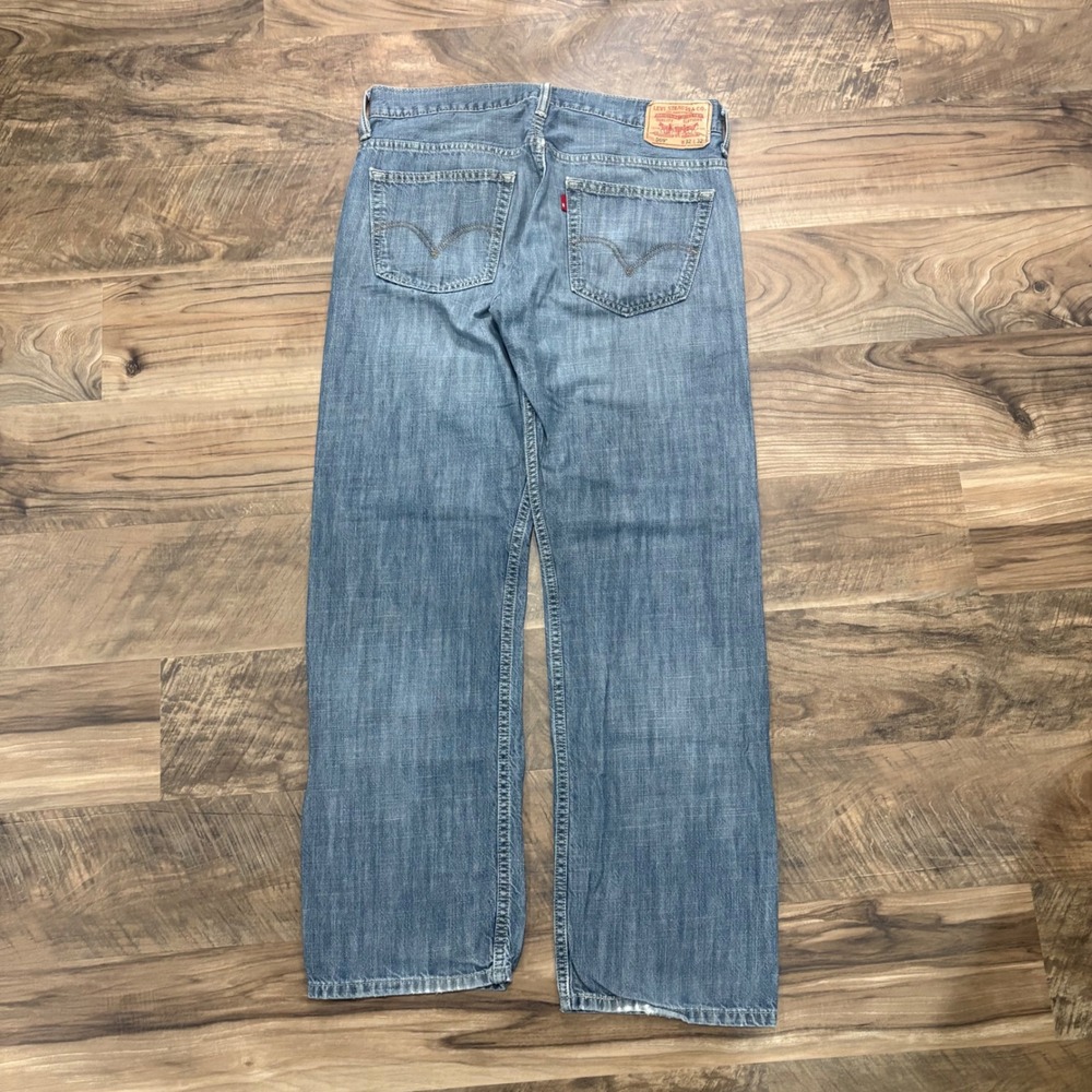 Vintage Y2K Levis 569 Jeans Mens 32x30 Blue Loose Straight Leg Denim Baggy Skate